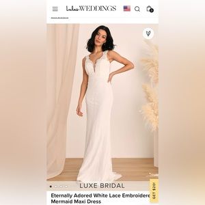 Lulu’s Wedding- Lace Mermaid Wedding Dress